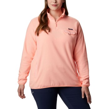 Columbia Harborside II Fleece Plus Size, Pullover Rosas Para Mujer | 652380-JLS